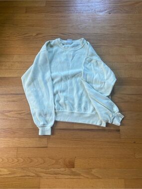 Men's Pale Yellow Crewneck Sweater